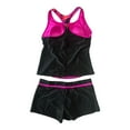 thumbnail image 2 of ZeroXposur Women's 2 Piece Scuba Tankini & Shorts Swimsuit Set (Honeysuckle, L), 2 of 2