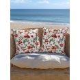 thumbnail image 5 of Outdoor Pillows Waterproof, Red Mushrooms Bedding Throw Pillows with Insert for Couch Sofa Bed, Maple Leaves Plants Country Botanical 16x16 Inch Pillowcases Decorative Camping Patio Pillow Set of 2, 5 of 8