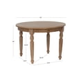 thumbnail image 5 of Linon Anthem 42" Round Rustic Dining Table with Turned Legs, 5 of 9