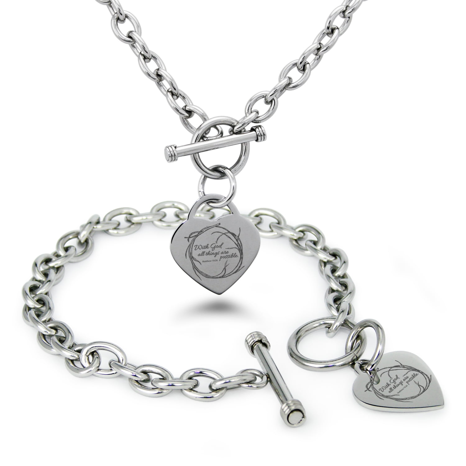 GiftJewelryShop Silver Plated Black Letter R Photo Three Heart Beads Charm Bracelets