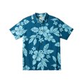 thumbnail image 1 of Quiksilver Mens Aqua Flower Button Up Shirt, Blue, XX-Large, 1 of 1