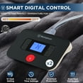 thumbnail image 3 of Westinghouse Heated Blanket Queen Size 84" x 90" ,  Electric Blanket with 10 Fast Heating Levels & 1-12 Auto-Off, Machine Washable, Charcoal, 3 of 9