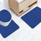 thumbnail image 4 of Juego de 3 Tapetes de Baño Absorbentes y Antideslizantes para Inodoro. Medidas: 40X38 Cm, 50X40 Cm, 40X60 Cm. Alfombras Modernas de Poliéster con Estampado En Rosa, Rojo, Azul, Azul Marino y Café., 4 of 7