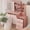 Pink, variant on Heynemo Makeup Vanity Desk, Extendable Corner Vanity Makeup Table with 3 Drawers & 1 Door, Modern Dressing Table for Bedroom, Vanities for Women/Girls Bedroom (without Mirror)