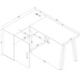 thumbnail image 4 of South Shore Zolten, Contemporary Desk, Gray Oak, 4 of 17