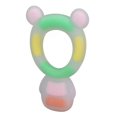 thumbnail image 1 of Juguetes Para La Dentición Infantil, Masaje De Mordedor Para Bebés, Oso De Dibujos Animados, Textura Suave Sin BPA Para Bebés De 0 A 6 Meses ANGGREK Rosa, 1 of 8