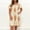 Beige, variant on Sentmoon Womens Dress Oversized Short Sleeve Stretchy Dress for Wedding Guest with Print Loose Crew Neck Hawaiian Dresses for Women Summer Fashion Everyday Dress L