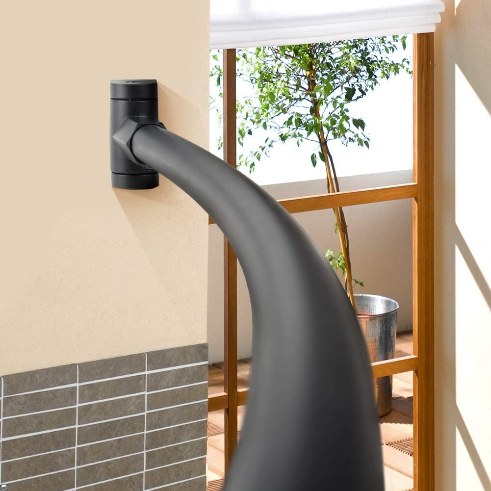 31-51'' Adjustable Curved Shower Curtain Rod Indoor Home Bathroom Rail Bath 
