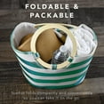 thumbnail image 3 of Debra Weitzner Women Floppy Sun Hat with Wide Brim—Foldable Roll-Up Straw Beach Hat UPF 50, Large Khaki, 3 of 8