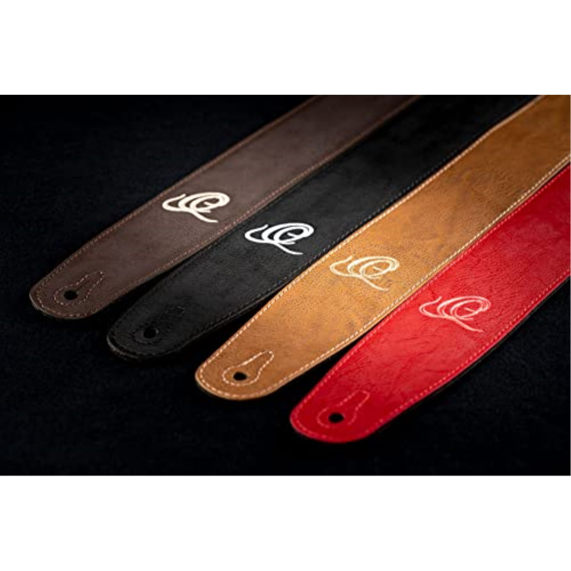 Ortega Vegan Series Guitar Straps Brown 2.36 in.