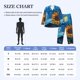 thumbnail image 4 of Balery Starry Night Sunflower Field Pijama para Hombre de Dos Piezas con Manga Larga, Conjunto de Dormir y Descanso Suave con Bolsillos-Medium, 4 of 7