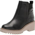thumbnail image 2 of DV Dolce Vita BLACK Women's Rielle Wedge Lug Chelsea Booties, US 10, 2 of 4