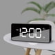 thumbnail image 3 of Billuyoard Reloj despertador digital LED Snooze Relojes con tira de USB Espejo Electrónico Sala de estar Oficina Cocina Decoración Electrodomésticos Negro Billuyoard HA083593-02B, 3 of 6