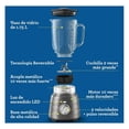 thumbnail image 4 of Licuadora Oster Osterizer Max, con 2 Caballos de Fuerza, Perilla y Vaso de Vidrio, Plateada, 4 of 4