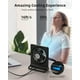 thumbnail image 2 of Ventilador USB Koonie Strong Wind, ultrasilencioso, pequeño escritorio negro, 2 of 6