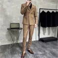 thumbnail image 2 of Traje completo para hombre, tendencias, trajes, blazer, alta calidad, 2024, conjunto de traje de 2 piezas, para hombre, corte entallado, elegante, pantalones de ceremonia, caballero, 2 of 5