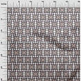thumbnail image 2 of oneOone Organic Cotton Voile Fabric Ethnic Geometric Flame Stitch Print Fabric By The Yard 42 Inch Wide, 2 of 4