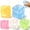 5PCS, variant on Colorful ICE Squeeze Toys, Slow Rising Fidget Balls for Stress Relief, Soft TPR Sensory Squishies for Adults Teens Office Home