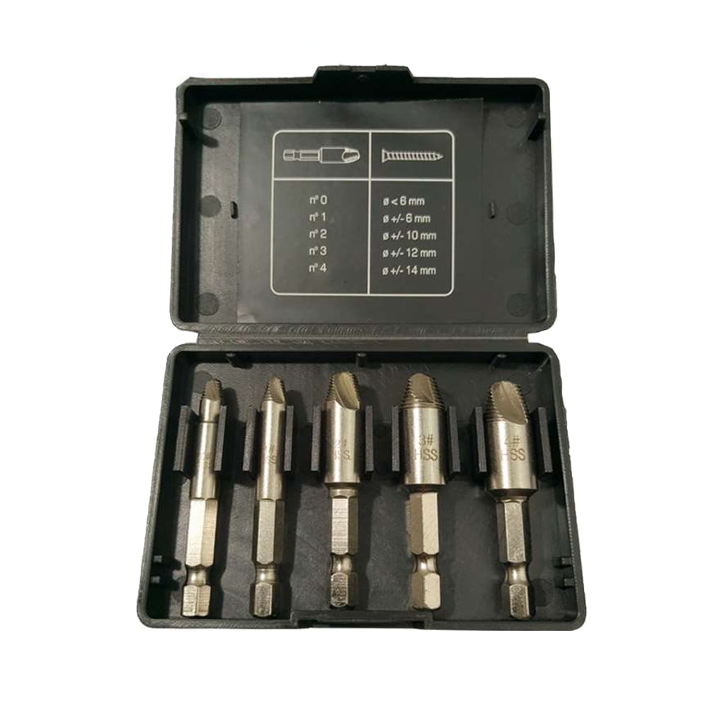 Flying tool screw extractor wood screw iron screw sliding tooth broken