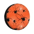 thumbnail image 1 of DouZhe Waterproof Spare Tire Cover, Cartoon Spiderweb Spiders Prints Adjustable Wheel Covers Fit for Jeep Trailer RV SUV Car, 14 inch, 1 of 7