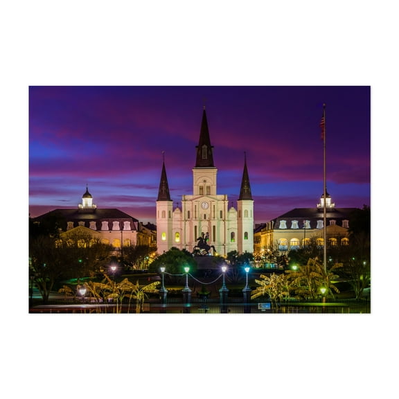 St. Louis Cathedral - New Orleans Louisiana Photography Unframed Wall Art Print 5 x 7 inches