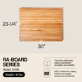 thumbnail image 2 of John Boos RA-Board Reversible Wood Cutting Board, 30" x 23" x 2 1/4", Maple, 2 of 9