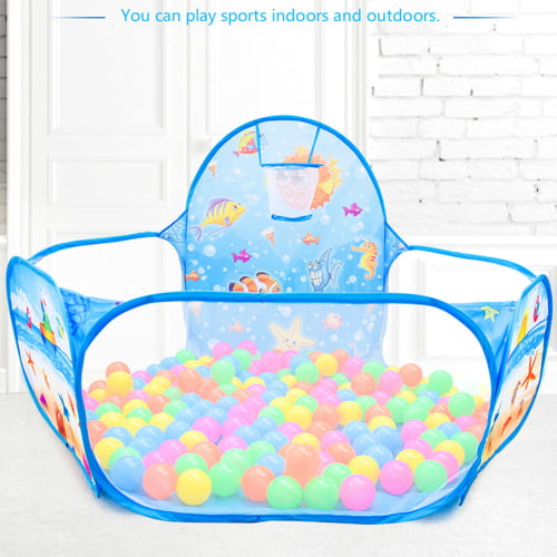 Easy to Assemble Ball Pit Children's Tent with Crawling Passage Large Space can accommodate 2-4 Children Indoor Play House for Boys and Girls Strong and Stable 