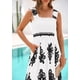 thumbnail image 5 of Vestido PRETTYGARDEN 2025 Maxi Floral sin Mangas Blanco XXL, 5 of 8