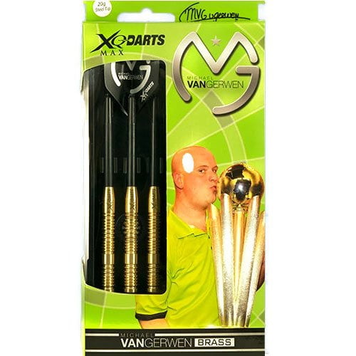 Vervorming Integreren fusie Michael Van Gerwen 20G XQ Max Darts Steeltip Brass Barrel Professional Darts  - Walmart.com