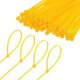 thumbnail image 1 of Uxcell 100-Pack Bridas de Nylon de 8 Pulgadas 40 Lbs Bridas de Cable de Auto-Bloqueo para Interior Exterior Oficina en Casa Amarillo, 1 of 1