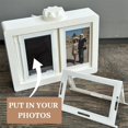 thumbnail image 4 of 12 Page Rotating Photo Frame, Flipping Picture Frame, Small Photo Album Bedside Table Decorations, Gift For Women Men Family Couples, 4 of 6