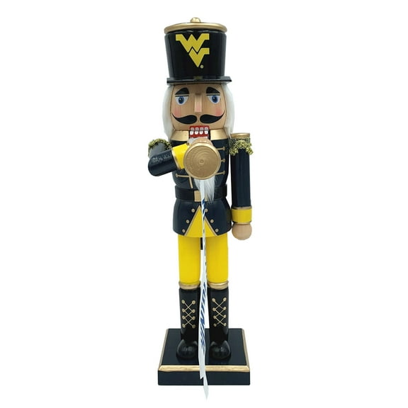 West Virginia Mountaineers 14" Bugler Nutcracker