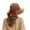 Khaki, variant on Woman's French Style Hat For Summer A Stylish Flat Top Sun Hat For Seaside And Beach A Sun Hat For The Beach. Red Bucket Hat