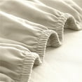 thumbnail image 3 of IR Imperial Rooms 2 Pack Fitted Sheet Hotel Deep Pocket Soft Sheet Queen Cream, 3 of 9