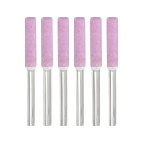 6 Packs Diamond Chainsaw Sharpener Bits 5/32" 4mm Cylinder Head Electric Chain Saw Grinder, Ceramics