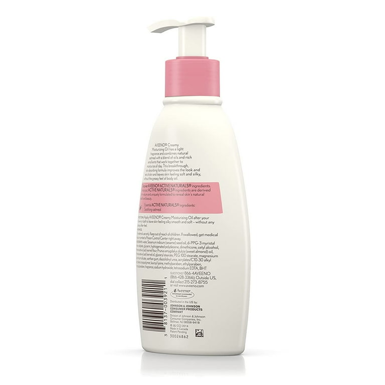 Aveeno Active Naturals Daily Moisturizer, Creamy Body Oil