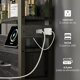 thumbnail image 4 of QUORIVE Mueble Almacenador 15 Cajones Negro Con Tomacorrientes Y Zona De Exhibición Superior, 4 of 8