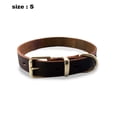 thumbnail image 2 of Mighty Paw Collar de cuero para perro, cuero envejecido súper suave, calidad premium, aspecto moderno y elegante., 2 of 5