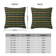 thumbnail image 2 of Yiaed Carnival Mardi Gras Print Pillow Covers Super Soft Decorative Square Throw Pillow Covers Case Cushion Covers for Sofa Couch Bedroom Car Decor（No pillow core）-16"x16", 2 of 7