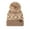 Taupe, variant on CC Western Print Beanie