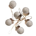 thumbnail image 2 of 6 uds adornos navideños de bellota decoración de de Navidad decoración decorativa de bellota para de Navidad para celebración de festivale gris, 2 of 8