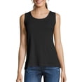 thumbnail image 1 of Camisetas sin mangas Hanes Mini-Acanalado de algodón para mujer, 1 of 3