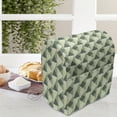 thumbnail image 3 of Geometric Stand Mixer Cover, Repeated Diagonal Squares and Triangles, Kitchen Appliance Organizer Bag Cover with Pockets, 5 Quarts, Pale Green Reseda Green, by Ambesonne, 3 of 4