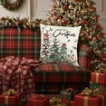 thumbnail image 7 of Under $5 Christmas Throw Pillow Covers 18x18" Christmas Printed Pillow Cover Series Home Sofa Decoration Cushion Cover Bedroom Pillow Cover for Holiday Party Supplies, 7 of 7