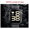 thumbnail image 3 of Reloj Led Digital Watch Touch Unisex Rosa Malubero Forma de la esfera: cuadrada, 3 of 3
