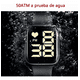 thumbnail image 3 of Reloj Led Digital Watch Touch Unisex Rosa Malubero Forma de la esfera: cuadrada, 3 of 3