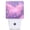 Glowing Pink Purple, variant on Autumn Harvest Rooster Dusk to Dawn Sensor Plug-in Night Light, Soft Warm LED Auto Night Lamp for Bedroom Hall Kitchen Corridor Indoor Use