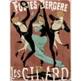thumbnail image 2 of Vintage Apple Collection 25x32 Gold Ornate Wood Framed with Double Matting Museum Art Print Titled - Folies Bergere, 2 of 4