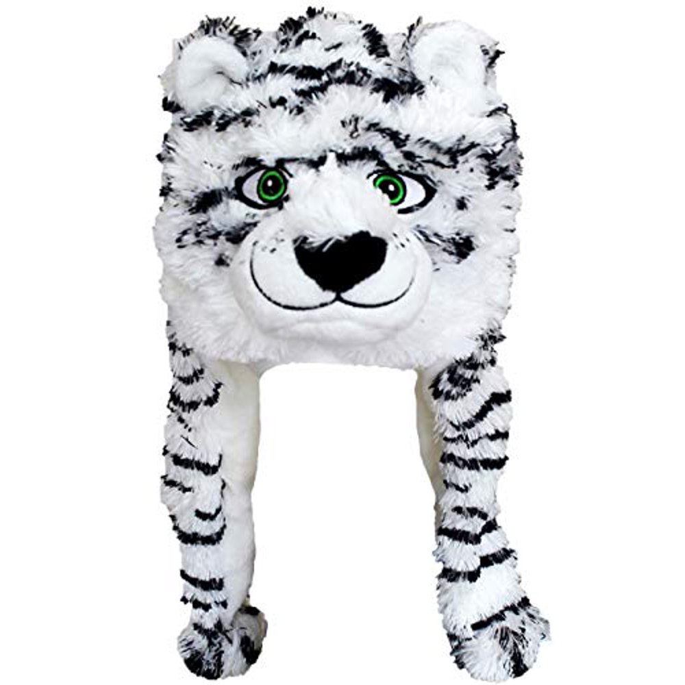 Zoopurr Pets Unisex Plush Animal Hats With Poms, Fun And Flurry Novelty
