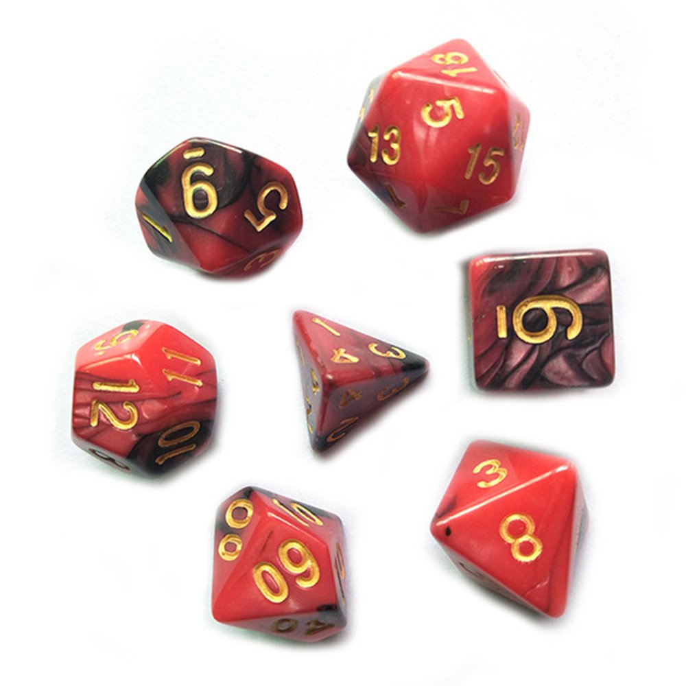 AIDM Multifaced Multifaceted Digital Dice Table Game Dice Sevenpiece